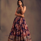 Purple Color Golden Zari And Sequins Work Lehenga Choli In USA