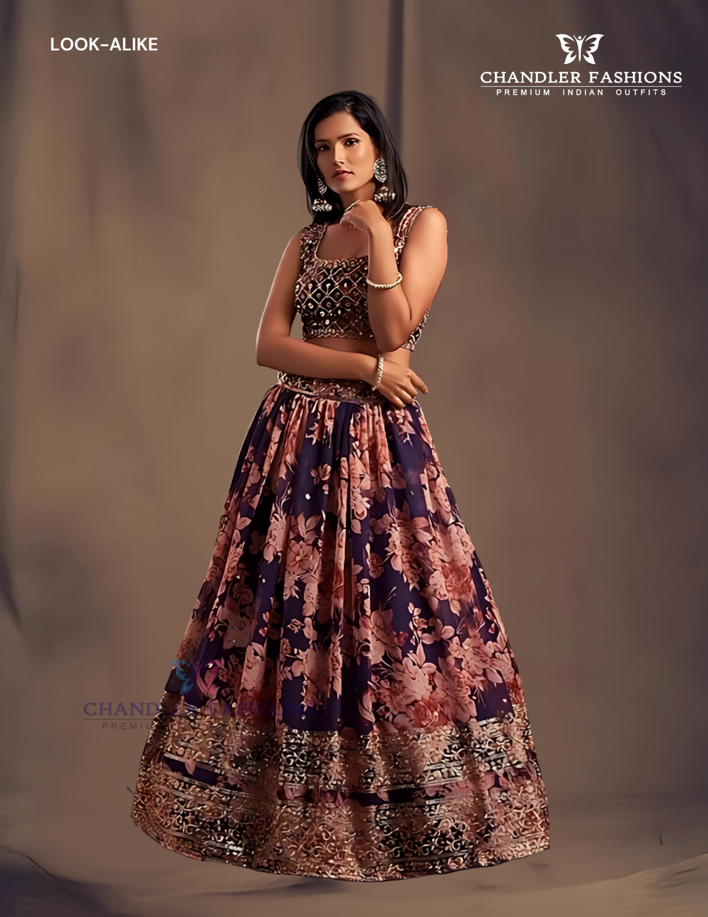 Purple Color Golden Zari And Sequins Work Lehenga Choli In USA
