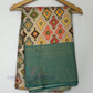 Soft Silk With Ikkat Printed Work Saree In USA