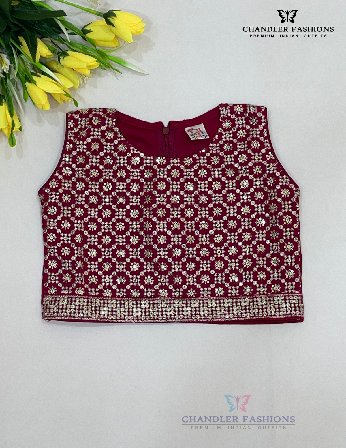 Dark Pink Color Georgette With Embroidery Sharara Suits In Mesa