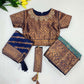 Blue Color Silk Choli Set For Girls in Chandler