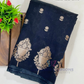 Black Color Silk Cotton Saree In USA