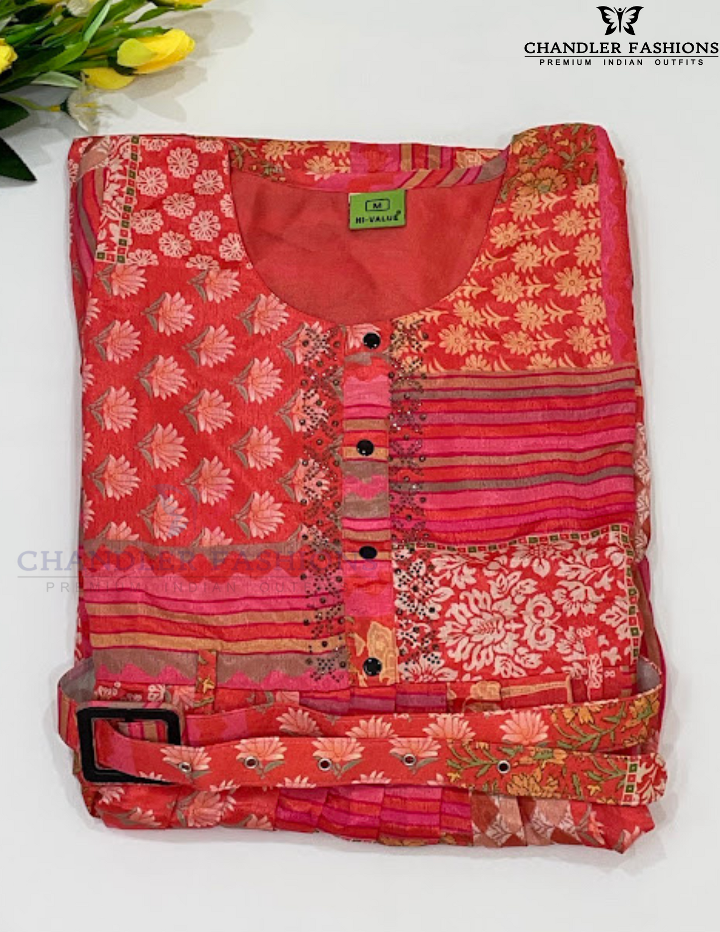Pink Rayon With Sequins Work Belt Near Me 