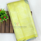 Lime Yellow Color Art Silk Saree With Gray Color Rich Pallu In Chandler