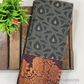 Gray Color With Maroon Color Golden Zari Border Art Silk Saree In Chandler