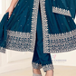 Blue Color Silk Kurti Suits In USA