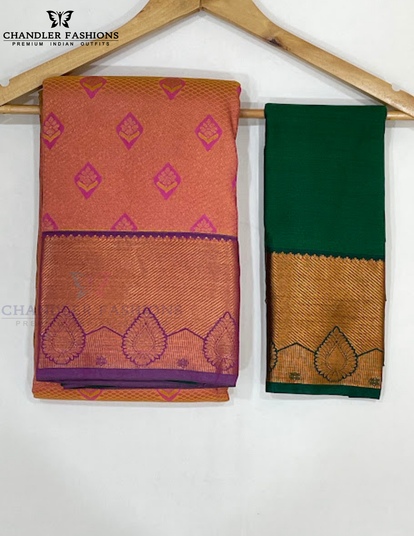 Attractive Pink Color Pure Kanchi Silk Gold Zari Work Saree For Women In USA