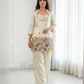 Attractive Off White Color Shimmer With Embroidery Work Palazzo Suits For Women