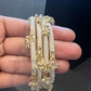 Alluring White Color With Pearls Gold Plated Bangles For Women