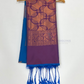 Alluring Blue Color Soft Silk Saree With Contrast Rich Pallu For Women
