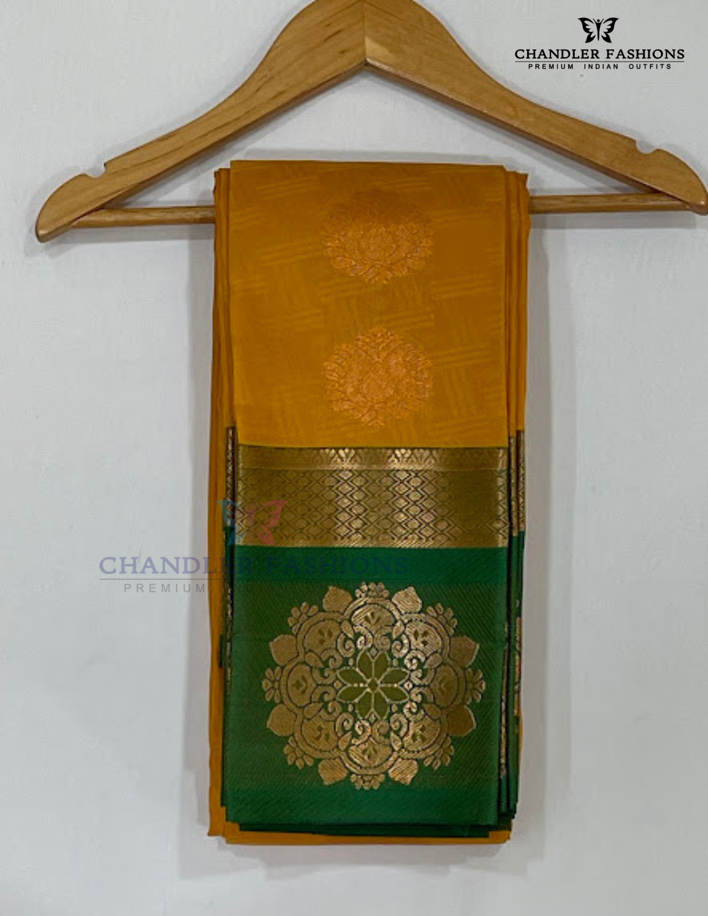 Elegant Yellow Color Art Silk With Zari Work Saree In USA