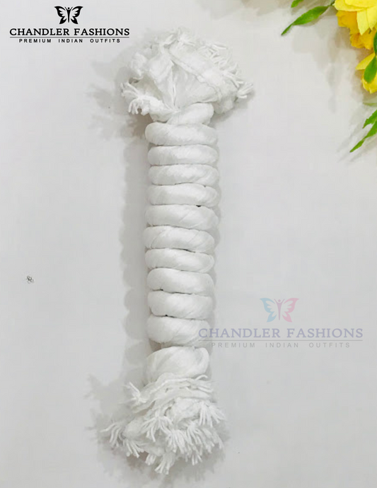 Pleasing White Colored Shimmer Dupatta For Women
