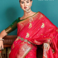 Pink Color Soft Soft Silk Copper Weaving Saree In USA