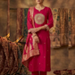 Magnificent Pink Color Silk With Zari Embroidery And Sequins Work Salwar Suits For Women