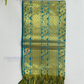 Beautiful Green Color Art Silk With Designer Zari Work (Ponnadai) For Guest