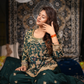 Green Color Chinon With Embroidery Work Sharara Suits In Chandler