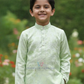  Light Green Color Jacquard Silk With Pajama Kurta Near Me