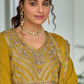 Heavy Chinon With Embroidery Work Sharara Suits in Chandler