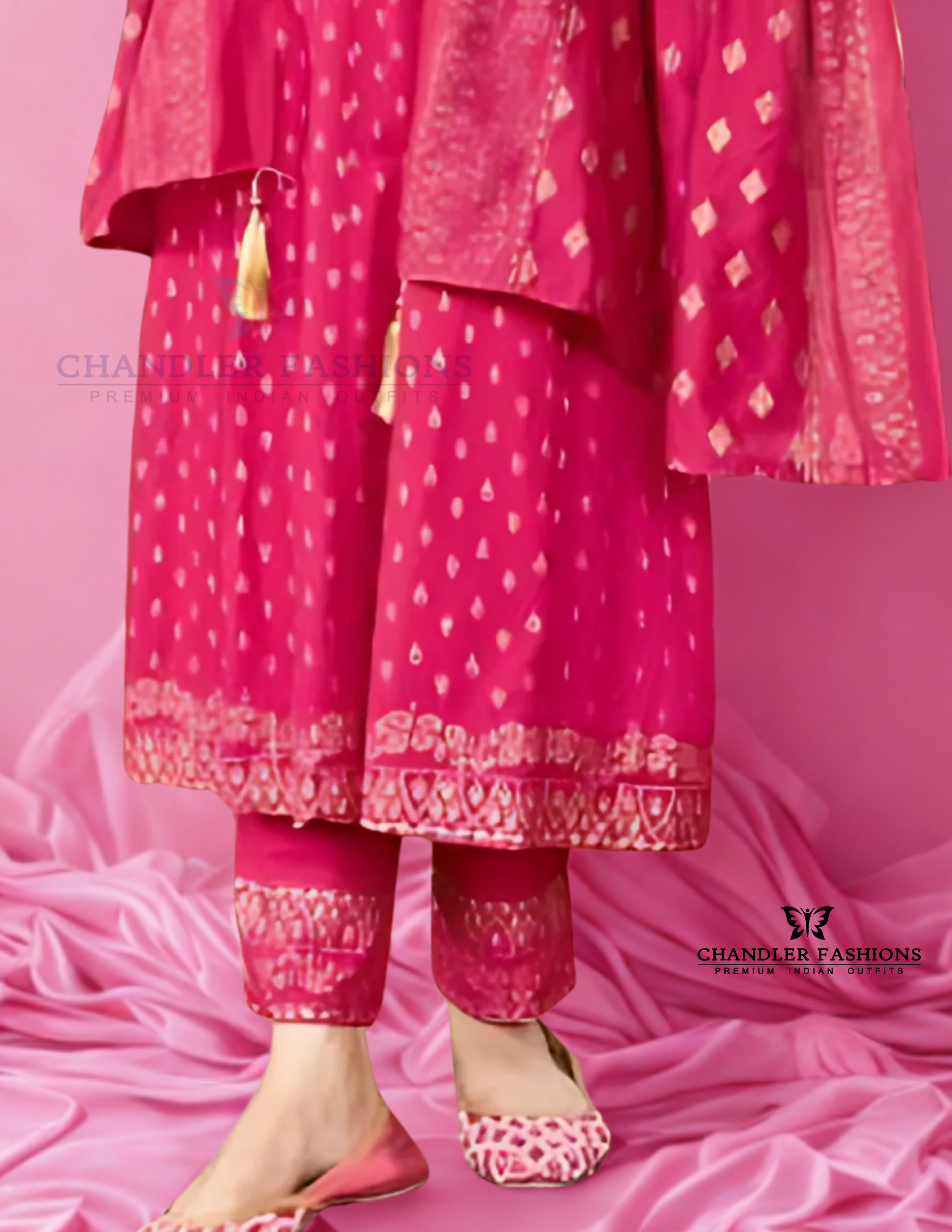 Pink Color Rayon With Embroidery Work Salwar Suits In USA