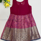 Teal Blue And Pink Color Silk Langa Sets With Stone Work In Tempe