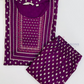 Attractive Purple Color Cotton Kurti Suits In USA