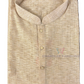 Alluring Light Tan Color Cotton Kurta With Pajama Pant Near Me
