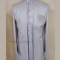 Appealing Lavender Color Brocade With Hand Embroidery Work Sherwani Suit For Men - PREMIUM QUALITY