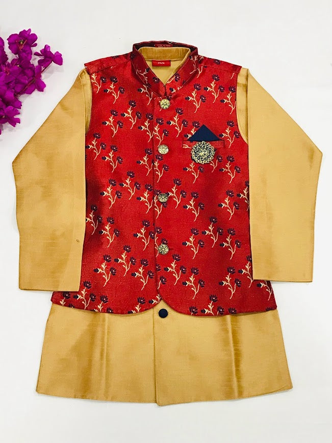 Appealing Traditional Sherwani Full Sleeves Nehru Jacket Pajama Pant And Dhoti Style Pant In Holbrook