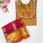 Beautiful Golden Orange Color Art Silk Langa Set With Designer Zari Work Near Me