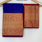 Navy Blue Color Pure Kanchi Silk Gold Zari Work Saree In USA