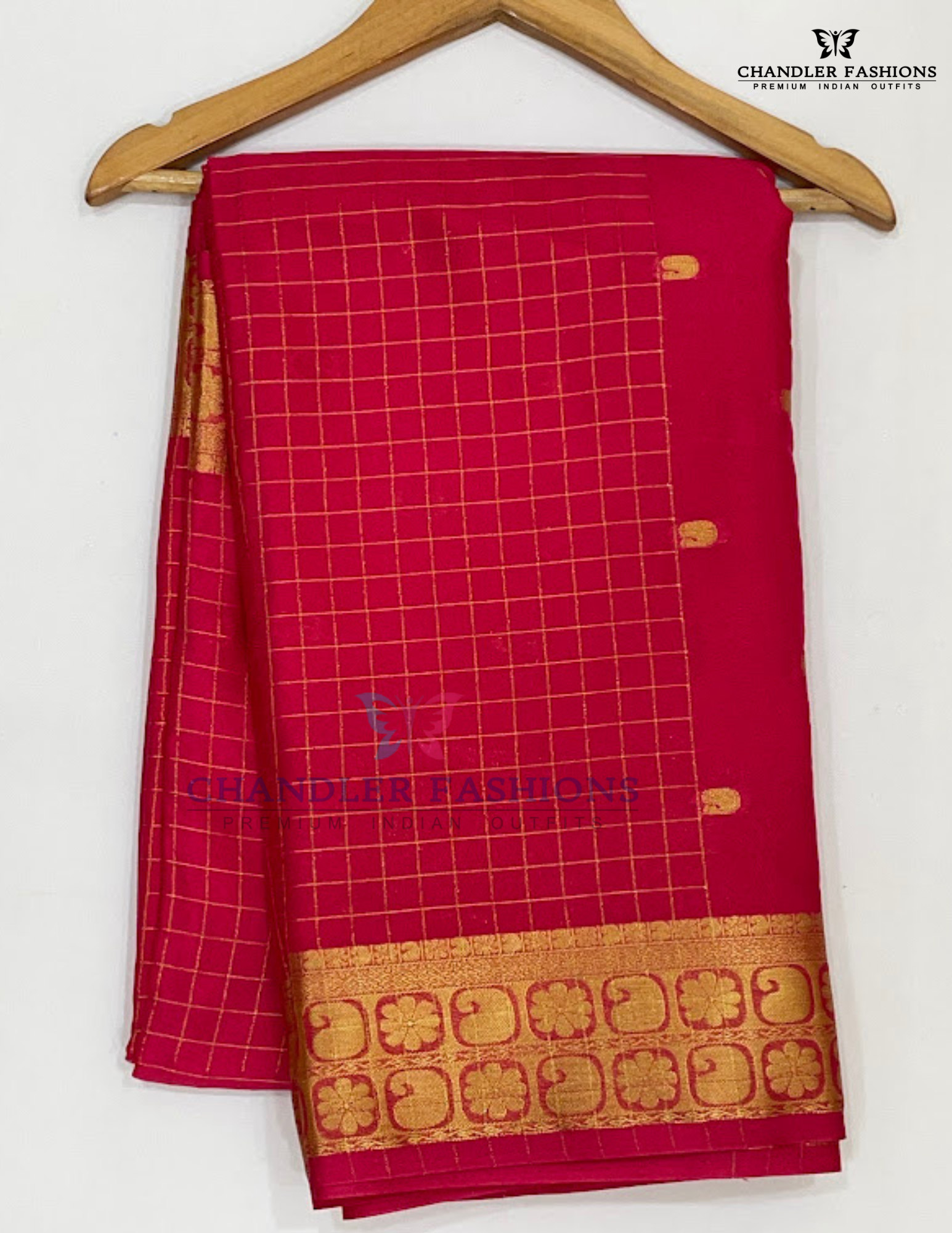 Raspberry Pink Color Mysore Silk Saree Near Me