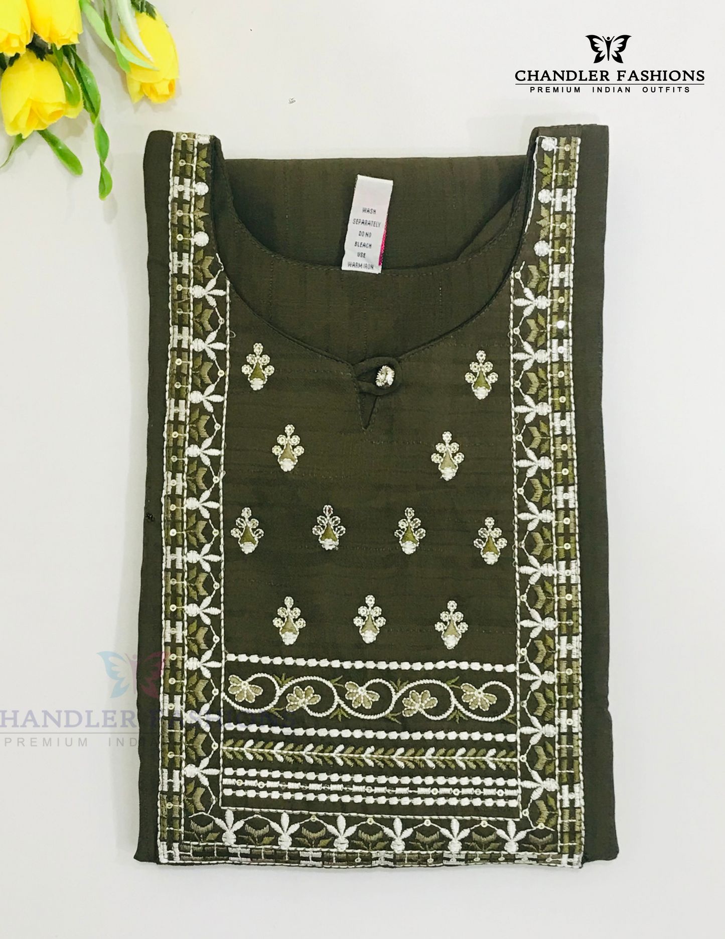 Beautiful Mehendi Green Color Rayon Kurti For Girls