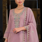 Lavender Color Kurti With Palazzo Suits In USA