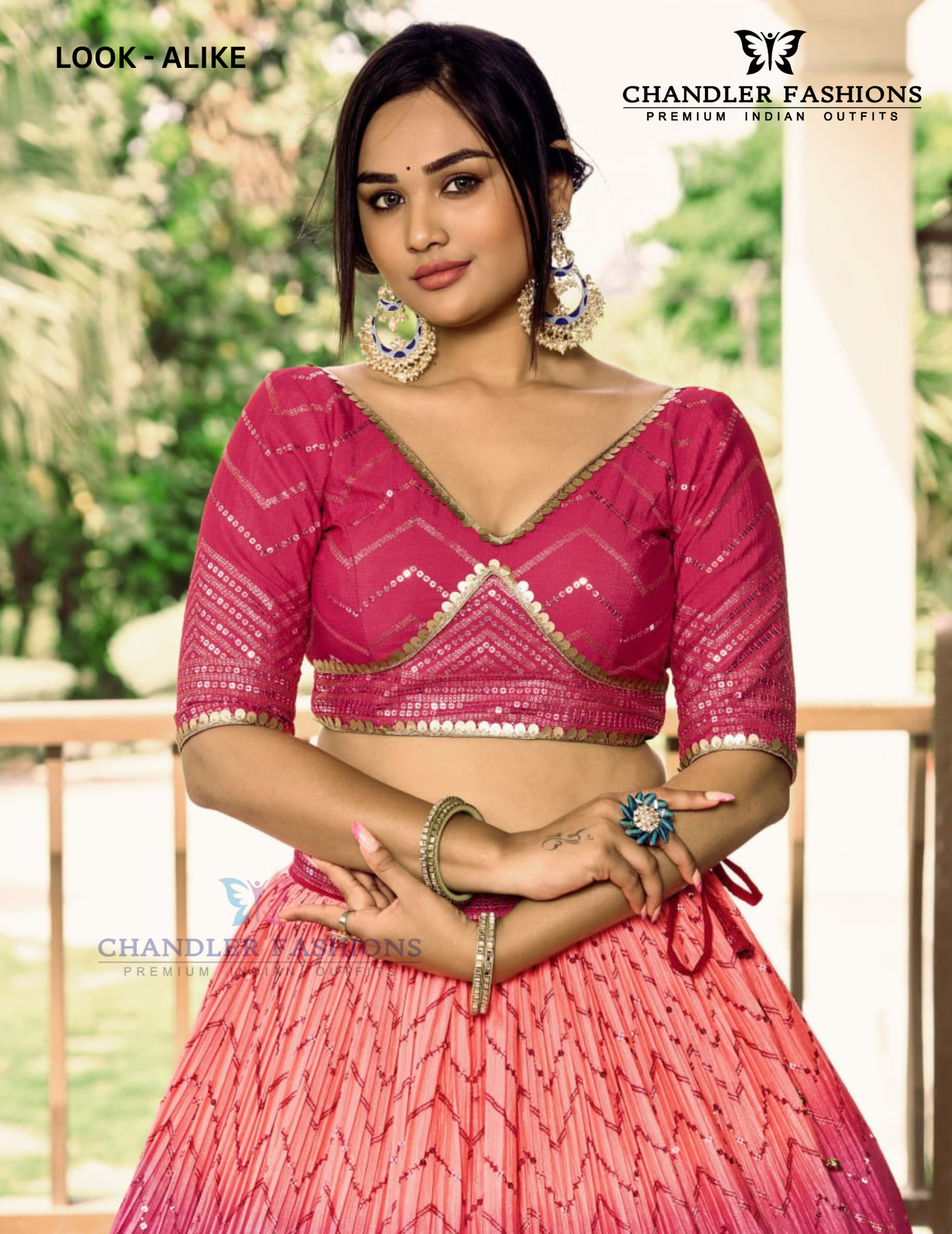 Sequins Work Lehenga Choli With Dupatta In Mesa