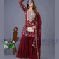 Alluring Maroon Color  Sharara Suits For Women in Chandler