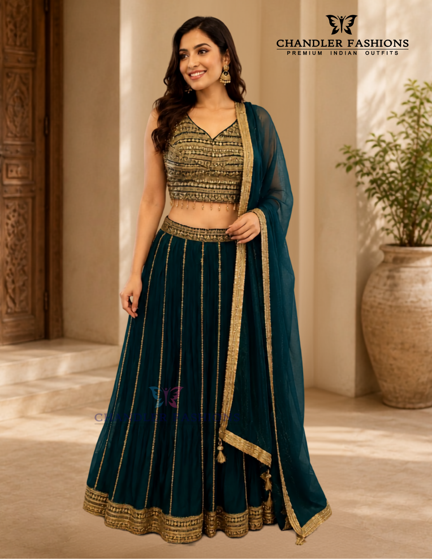 Alluring Teal Blue Color Heavy Georgette Lehenga Choli With Embroidery And Sequins Work