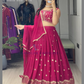 Georgette With Embroidery And Sequins Work Lehenga Choli Near Me