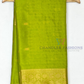 Green Color Mysore Silk Saree With Zari Work In USA