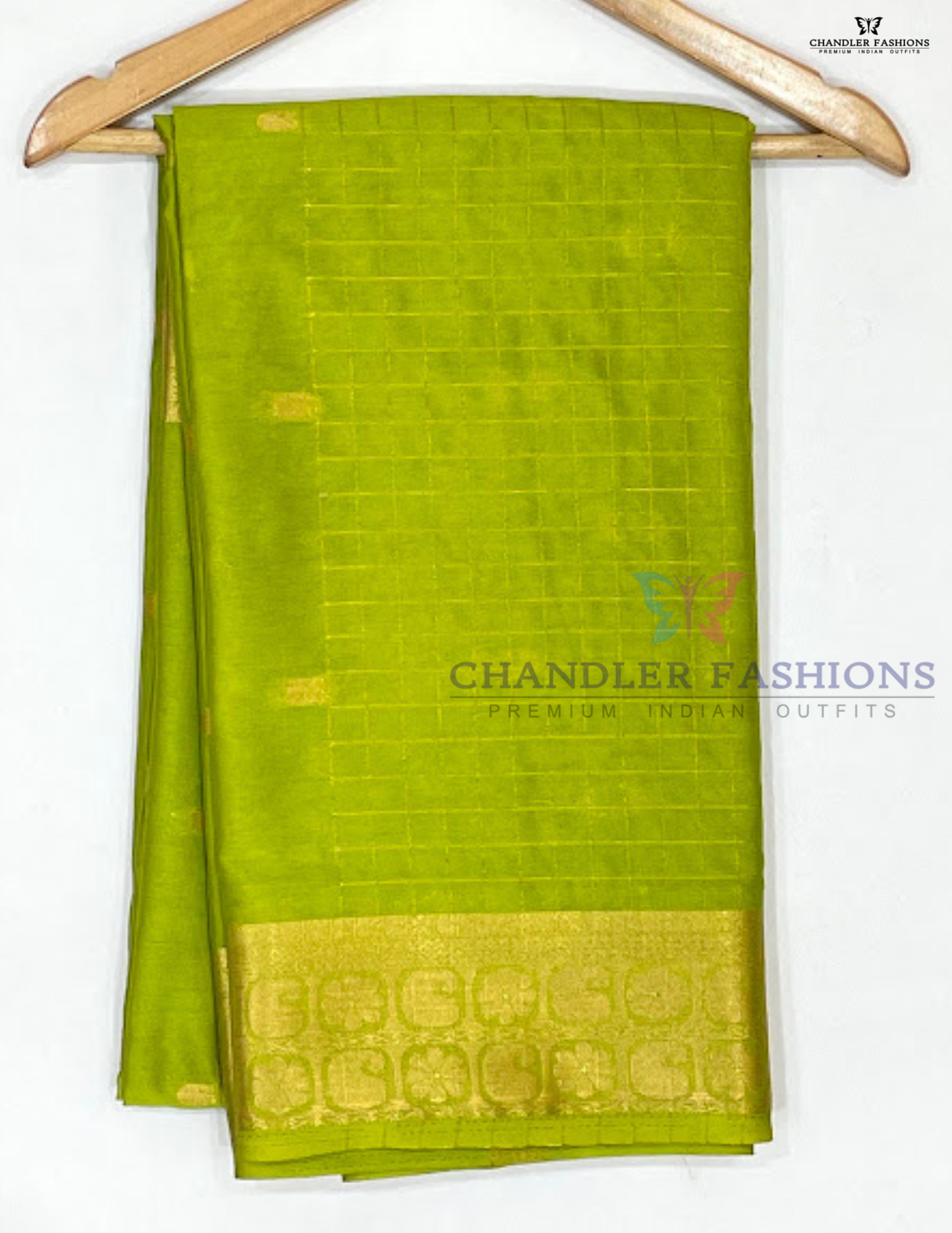 Green Color Mysore Silk Saree With Zari Work In USA