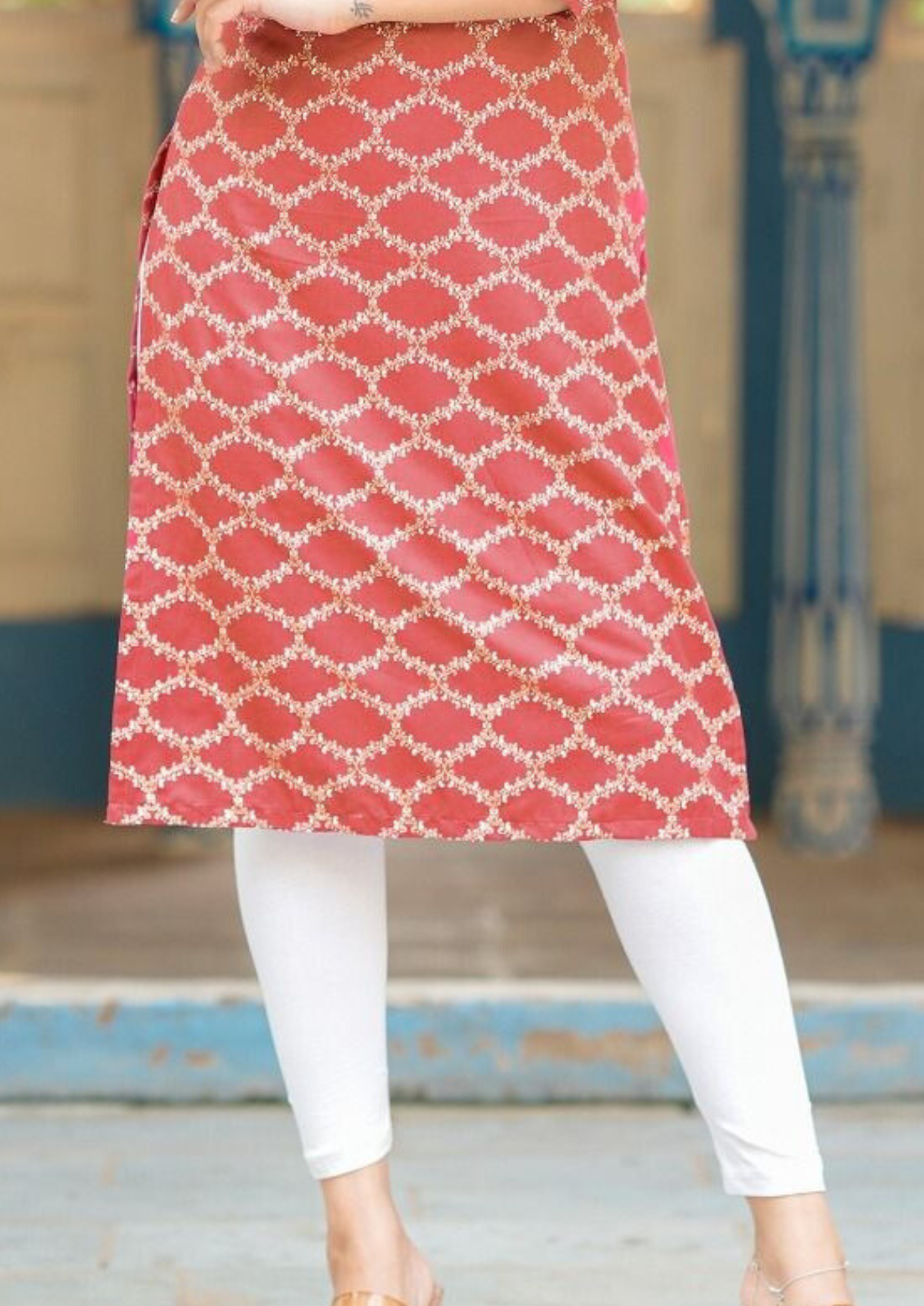 Lovely Kurti With Fancy Embroidery Work For Women In USA