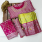 Appealing Pink Colored Art Silk Choli Sets With Stone And Zari Work Near Me