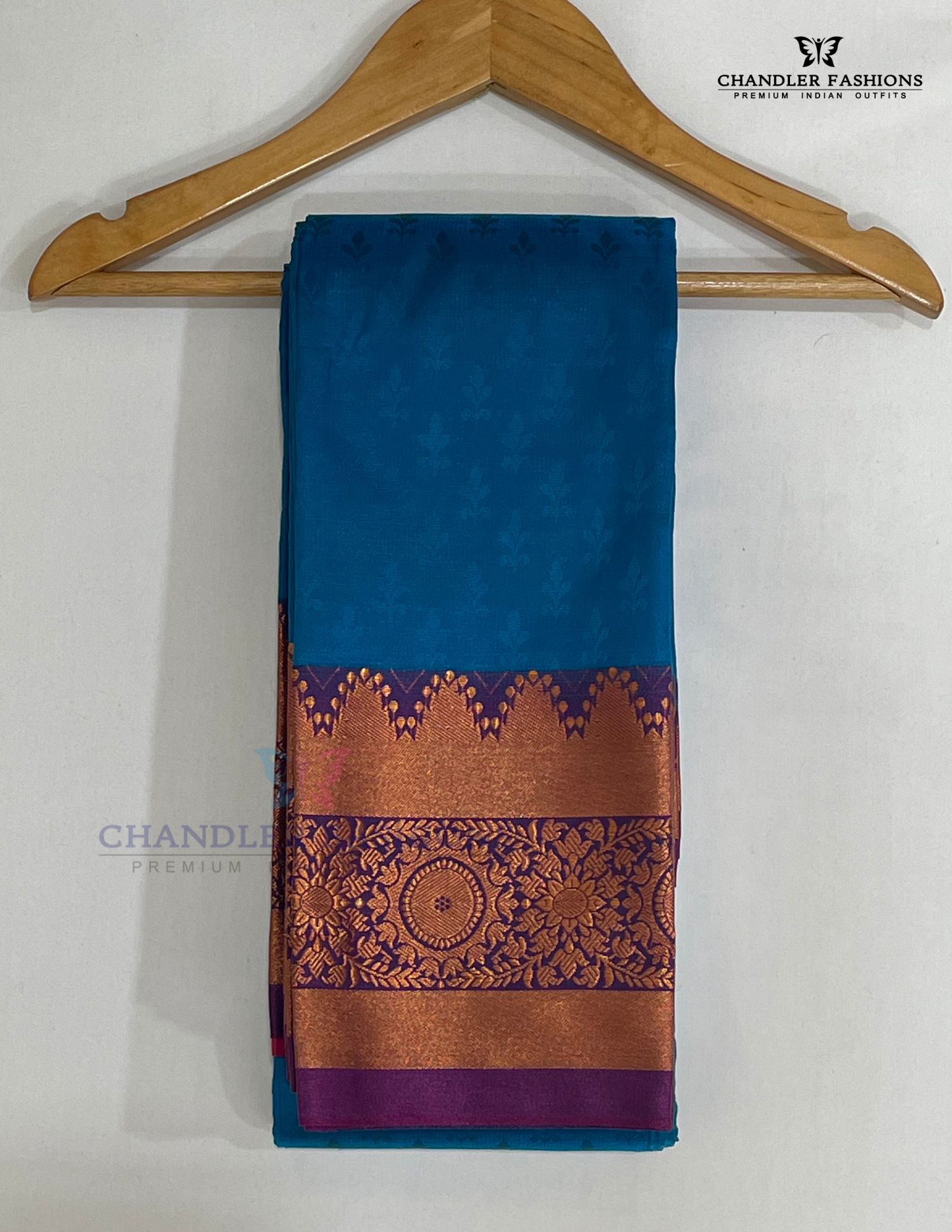 Blue Color Soft Silk Saree With Zari Work In USA
