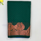 Alluring Green Soft Silk Saree With Zari Work For Women