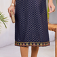 Charming Rayon Kurti With Zari & Thread Embroidery Work In Mesa