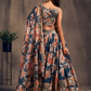 Navy Blue Color With Sequins Work Lehenga In Gilbert