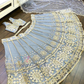 Attractive Gray Color With Zari Work Lehenga Near Me