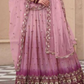  Purple Color Embroidered Designer Lehenga Choli  In USA