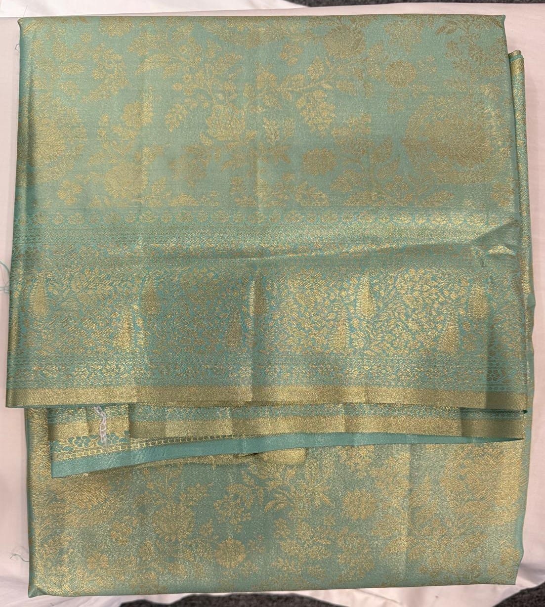Marvellous Pista Green Color Art Silk Saree With Zari Work For Women