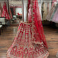  Satin Bridal Lehenga With Heavy Embroidery Work In Gilbert