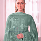 Green Color Georgette With Embroidery And Sequins Work Palazzo Suits Near Me